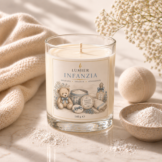 Infanzia – Candela Profumata alla Lavanda e Vaniglia | LUMIER