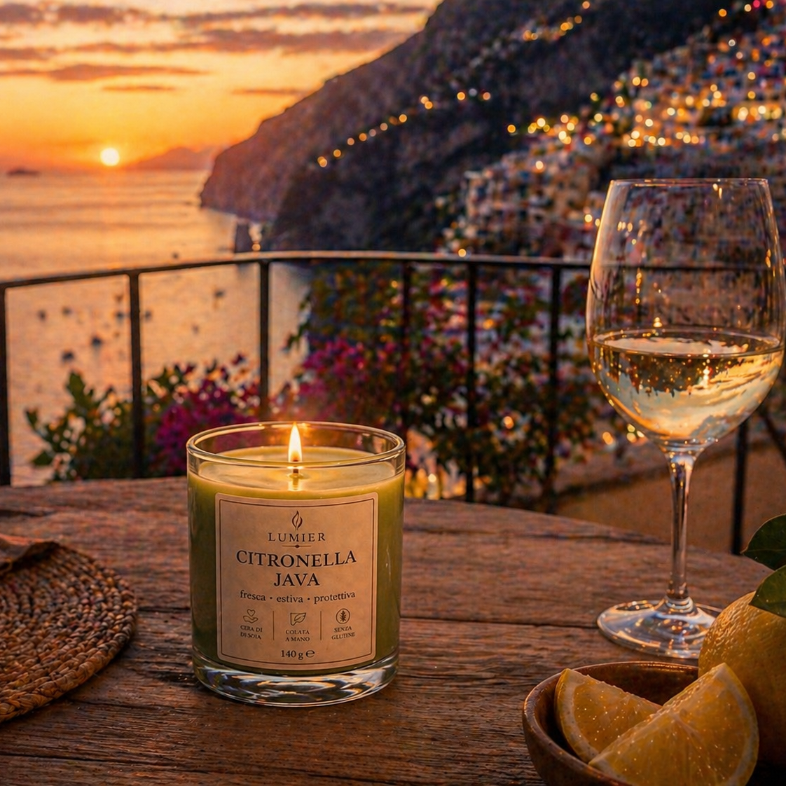 Citronella Java – Candela Profumata alla Citronella | LUMIER