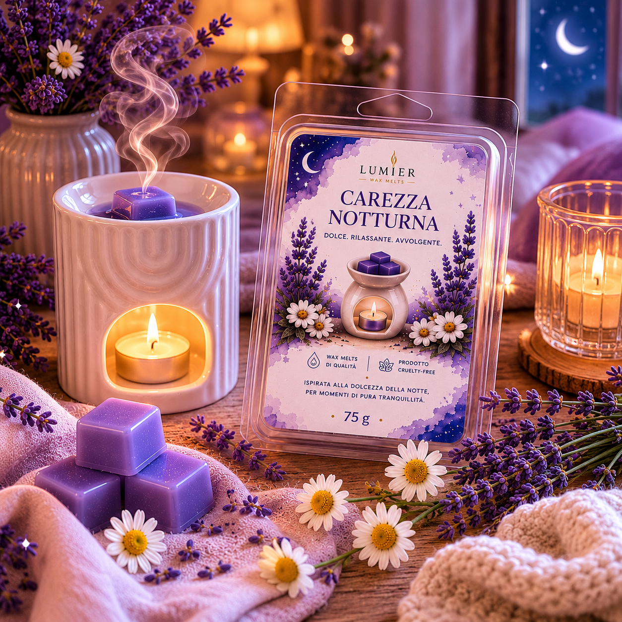 Wax Melts Carezza Notturna – LUMIER