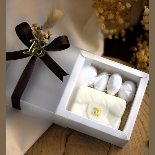 Miniatura Borsetta Elegante – Bomboniera 18 Anni Laurea Compleanno