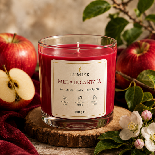 Mela Incantata – Candela Profumata alla Mela e Cannella | LUMIER