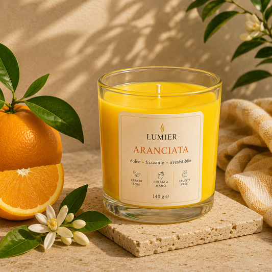 Aranciata – Candela Profumata al Mango e Agrumi | LUMIER
