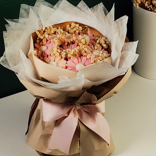 bouquet idea regalo donna in cera naturale profumata - LUMIER