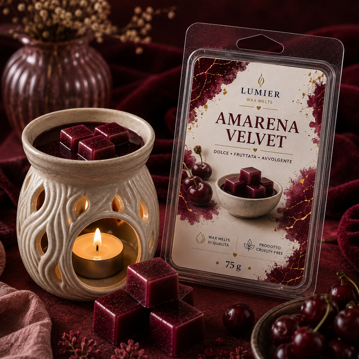 Wax Melts Amarena Velvet – LUMIER