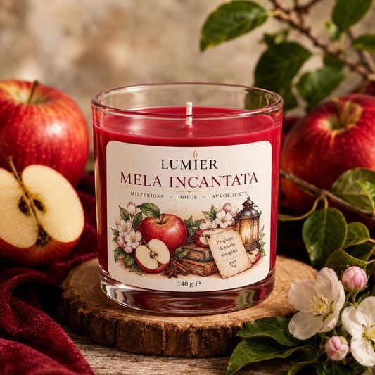 Mela Incantata – Candela Profumata alla Mela e Cannella | LUMIER