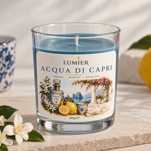Acqua di Capri – Candela Profumata Fresca e Floreale | LUMIER